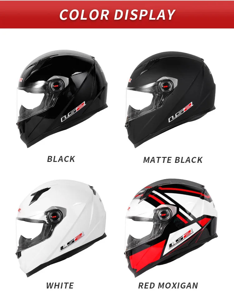 LS2 FF358 Full Face Motorcycle Helmet LS2 motocross racing helmets ECE certification