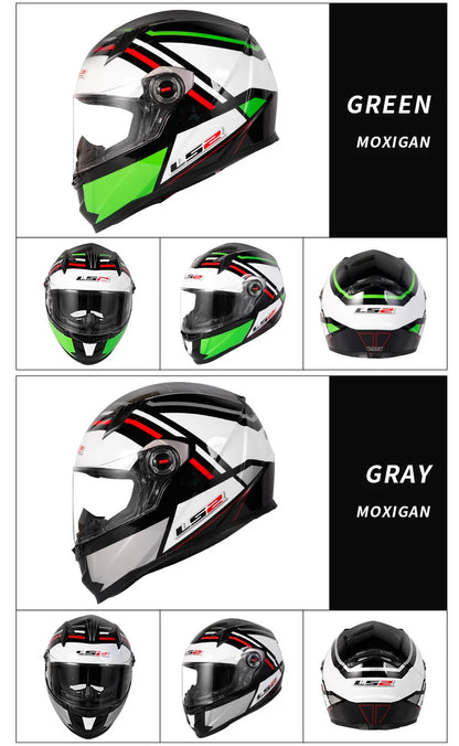 LS2 FF358 Full Face Motorcycle Helmet LS2 motocross racing helmets ECE certification