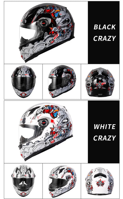 LS2 FF358 Full Face Motorcycle Helmet LS2 motocross racing helmets ECE certification