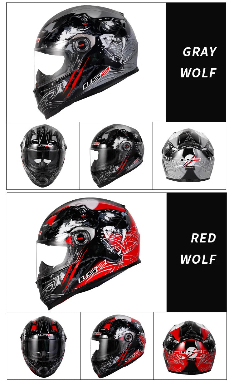 LS2 FF358 Full Face Motorcycle Helmet LS2 motocross racing helmets ECE certification