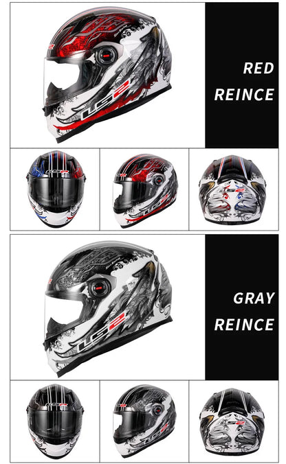 LS2 FF358 Full Face Motorcycle Helmet LS2 motocross racing helmets ECE certification