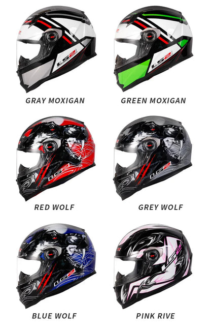 LS2 FF358 Full Face Motorcycle Helmet LS2 motocross racing helmets ECE certification