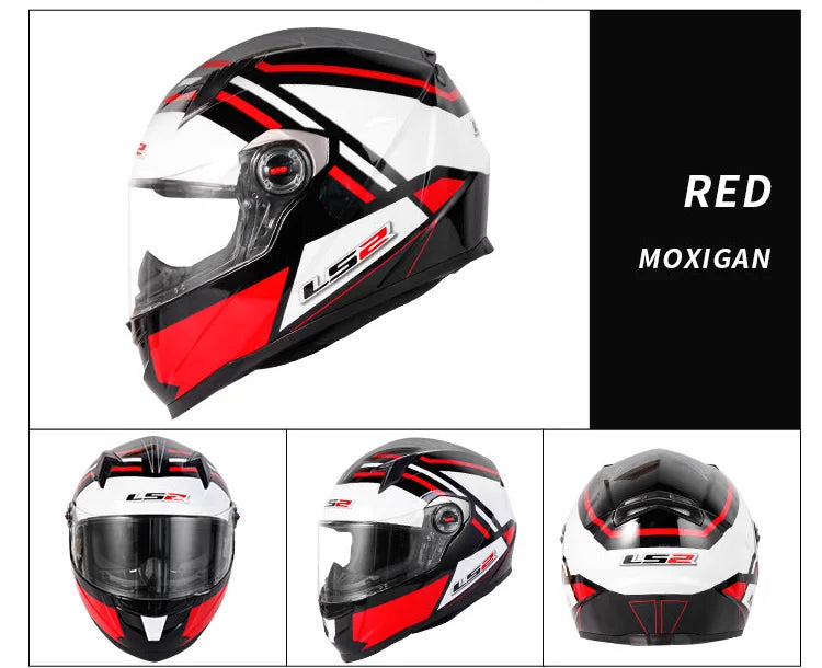 LS2 FF358 Full Face Motorcycle Helmet LS2 motocross racing helmets ECE certification