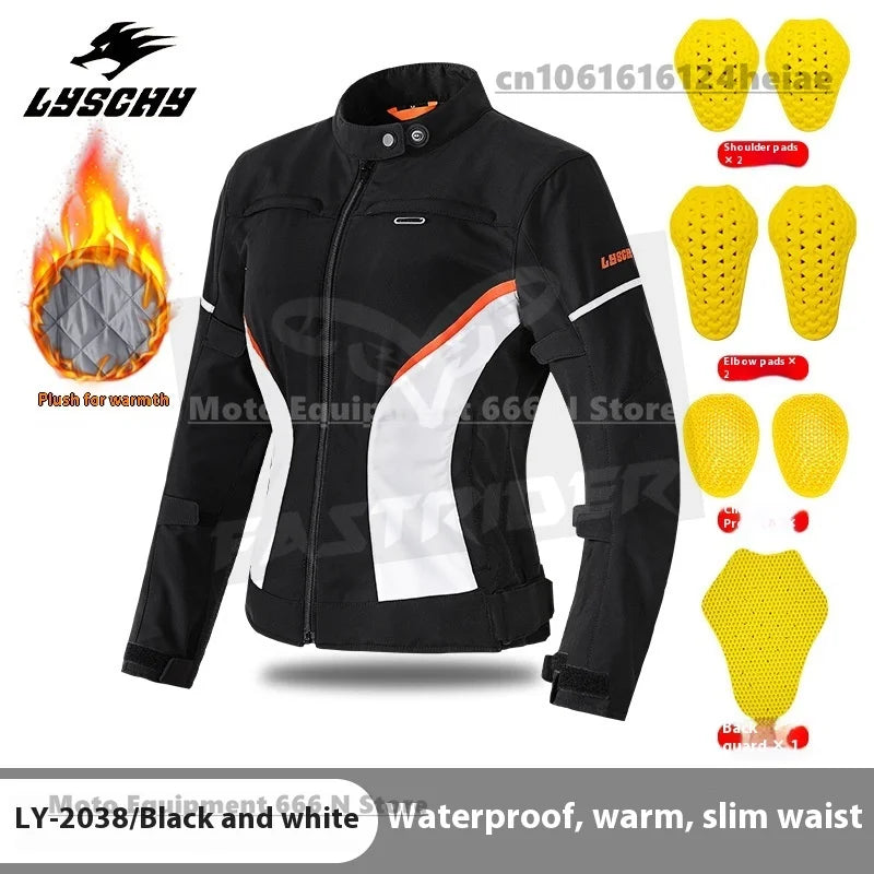 LYSCHY Women's Motorcycle Jacket