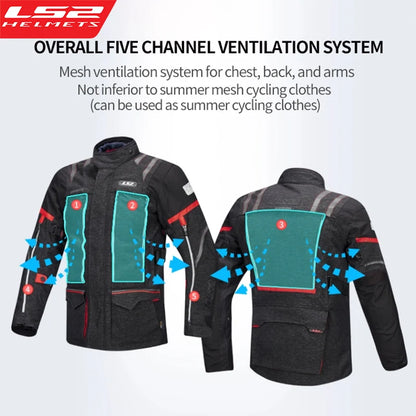 LS2 Unisex Motorcycle Jacket