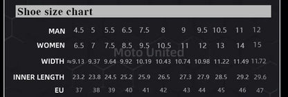 JG Wolf Men's Motorcycle Boots, Breathable Leather Motocross Boots, Reflective Motorcycle Boots, Black Racing Boots, Non-Slip