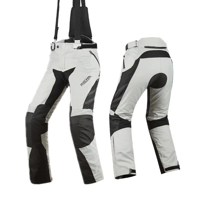 RICHA Moottoripyöräpuku Talveen - CE-Suojattu Vedenpitävä Takki ja Housut