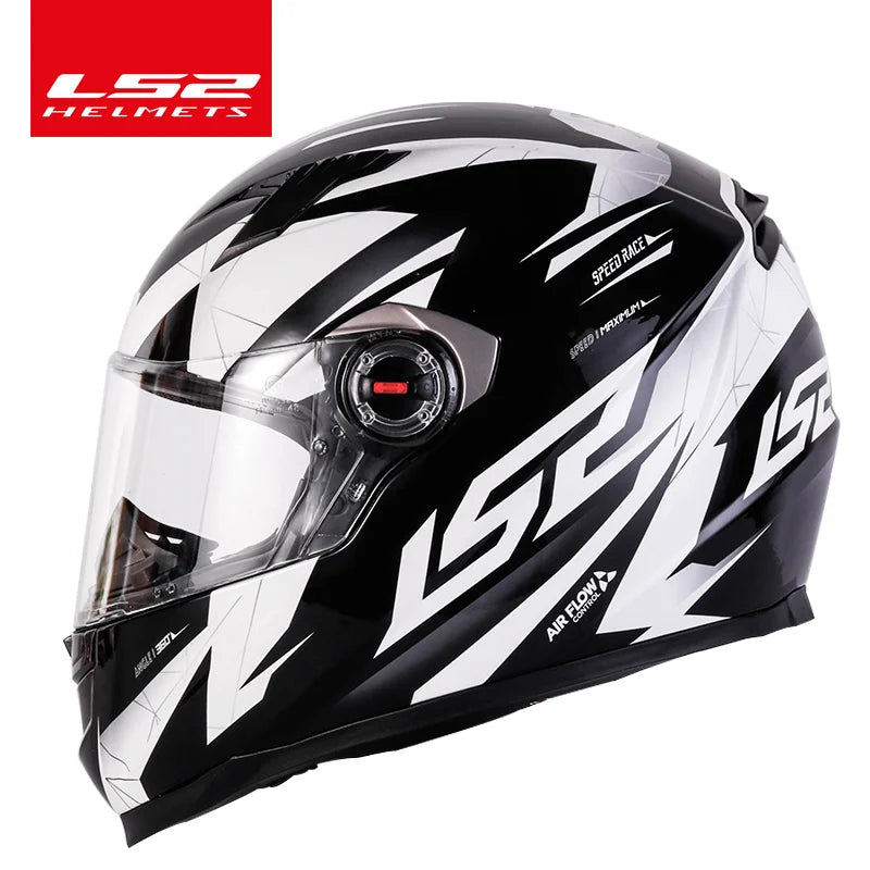LS2 FF358 Full Face Motorcycle Helmet LS2 motocross racing helmets ECE certification
