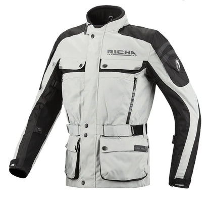 RICHA Moottoripyöräpuku Talveen - CE-Suojattu Vedenpitävä Takki ja Housut