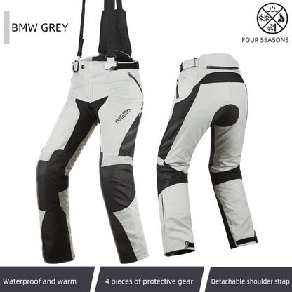 RICHA Moottoripyöräpuku - CE-Suojattu Vedenpitävä 10000mm Takki ja Housut