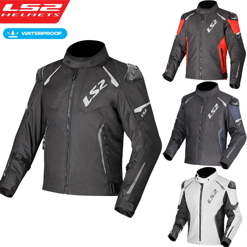 Alkuperäinen LS2-moottoripyörätakki LS2 ZOOM Talvi Lämmin Vedenpitävä  Hengittävä Moottoripyörätakki Miehille ja Naisille CE Certificate 