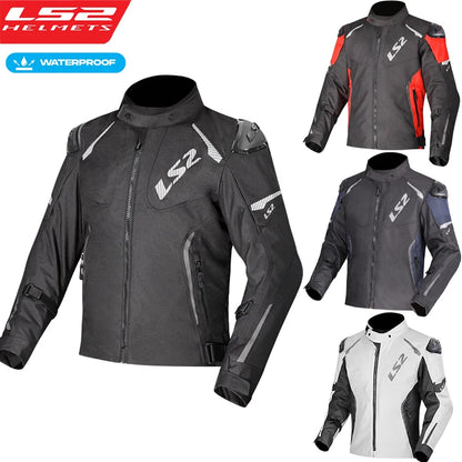 Alkuperäinen LS2-moottoripyörätakki LS2 ZOOM Talvi Lämmin Vedenpitävä  Hengittävä Moottoripyörätakki Miehille ja Naisille CE Certificate 