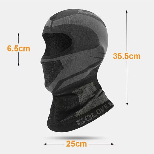 Balaclava Motorcycle Face Mask for Autumn and Winter, Windproof and Warm Protection for Men and Women, Outdoor Use, Cold-Resistant Face Mask