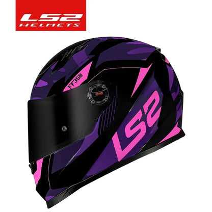 LS2 FF358 Full Face Motorcycle Helmet LS2 motocross racing helmets ECE certification