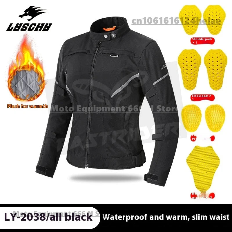 LYSCHY Women's Motorcycle Jacket