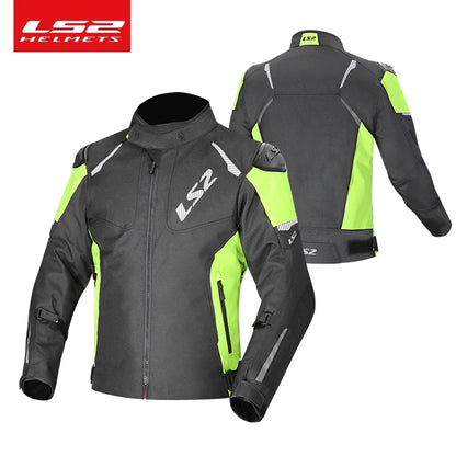 Alkuperäinen LS2-moottoripyörätakki LS2 ZOOM Talvi Lämmin Vedenpitävä  Hengittävä Moottoripyörätakki Miehille ja Naisille CE Certificate 